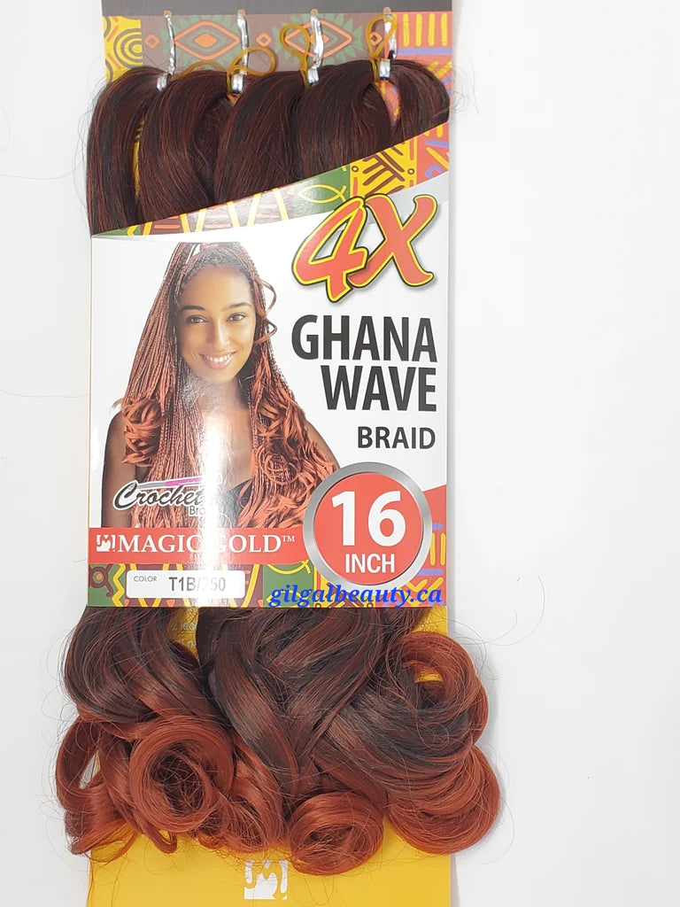 Magic Gold 4X GHANA WAVE Braid 16"