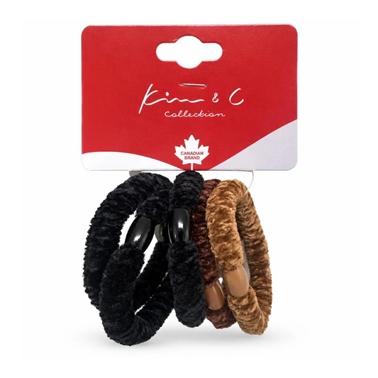 KIM & C Soft Velvet Elastic Hair Band - Assorted