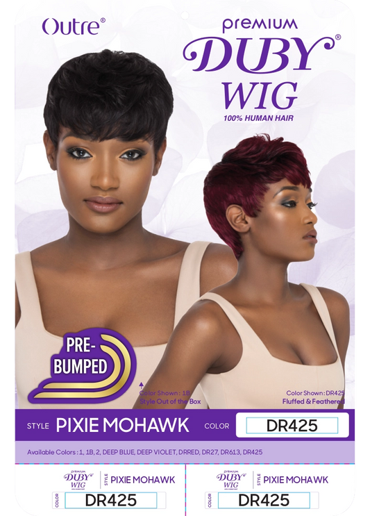 Outre Human Hair Wig Duby Wig Pixie Mohawk