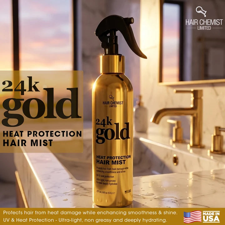 Hair Chemist 24k Gold Heat Protection Hair Mist 8