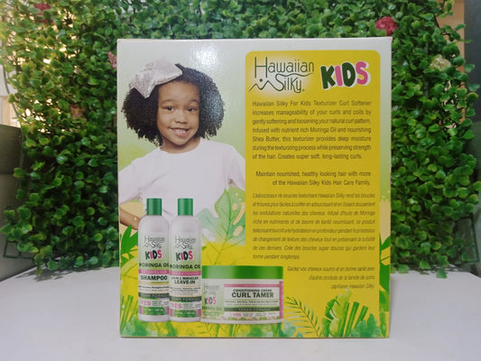 HAWAIIAN Silky Kids Moringa oil Texturizer Twin pack