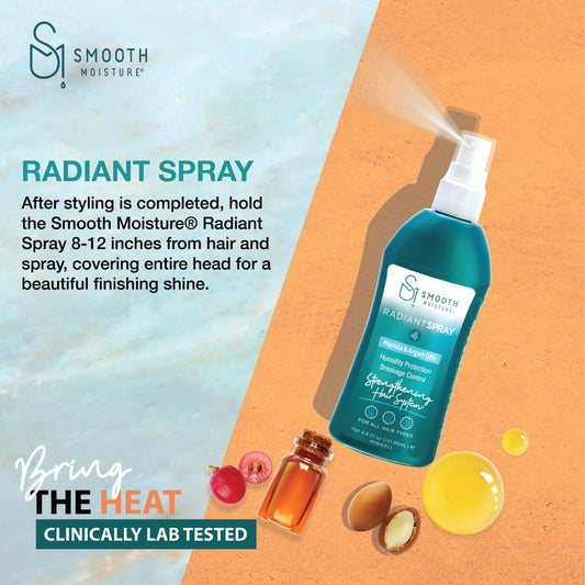 SMOOTH MOISTURE Strengthening Hair System Radiant Spray 4.8 oz