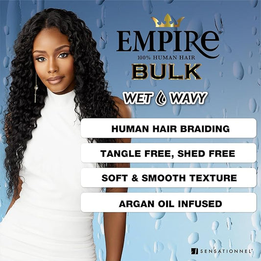 Sensationnel Empire bulk braiding – wet and wavy French Bulk 18” HH