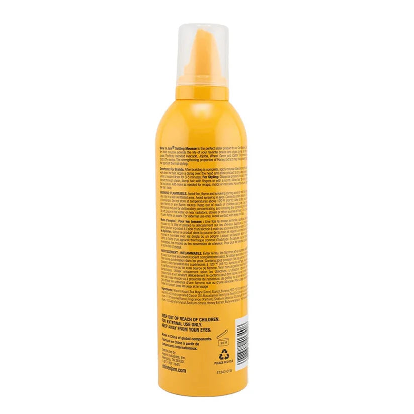 AMPRO Shine 'n Jam Setting Mousse with Honey Extract Extra Hold (12oz)