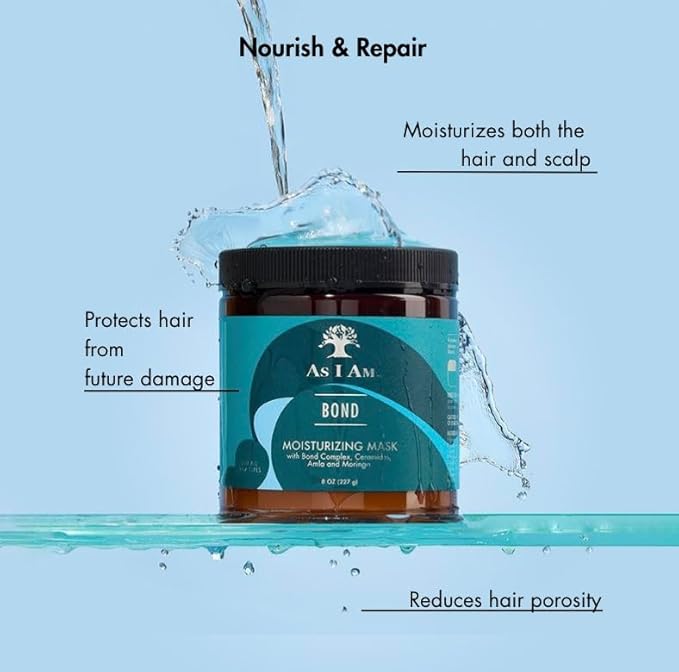 As I Am Bond Repair Hair Mask - 8 oz - Hair Repair Treatment For Damaged Hair