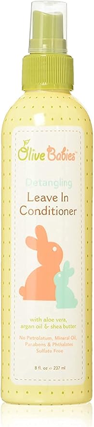 OLIVE BABIES Hair Detangling Leave-in Conditioner Spray, 8 oz