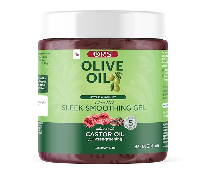 ORS Olive Oil Style & Sculpt Ultra HD Sleek Smoothing Gel with Castor Oil 20 Oz