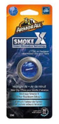 Armor All Air Freshener Smoke X Vent Clip 2.5ml