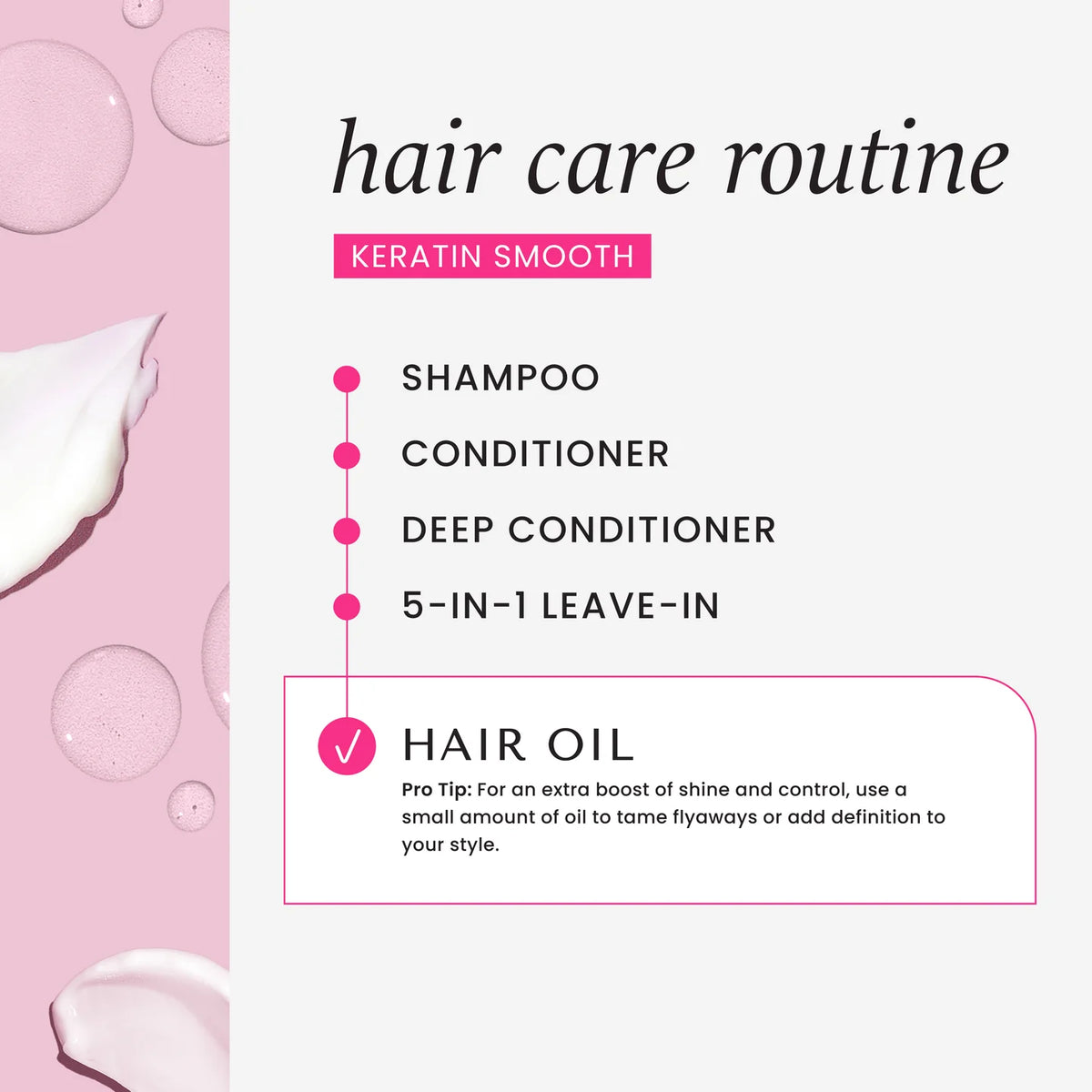 HASK Keratin Protein Smoothing  Hair Oil 18ml