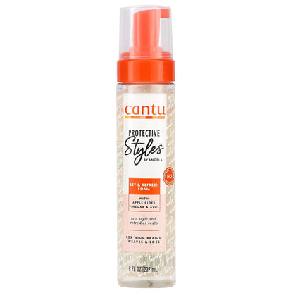 Cantu Protective Styles Set & Refresh Foam 8 Oz 273 mL