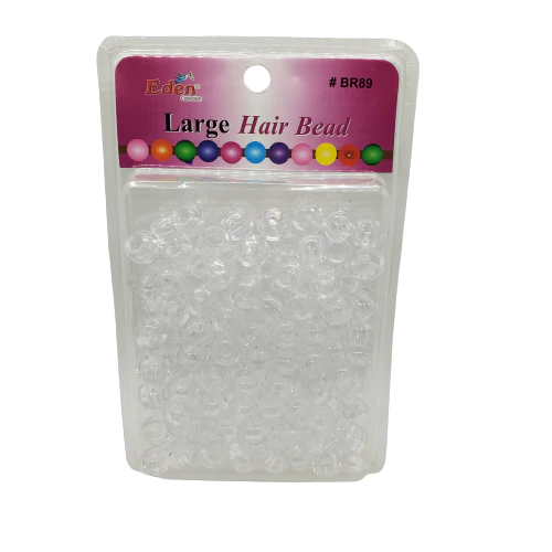 Eden Large Hair Beads Jumbo Pack - Blue Tone Mix #BR89