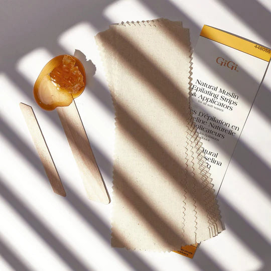GIGI Natural Muslin & Spatula Combo