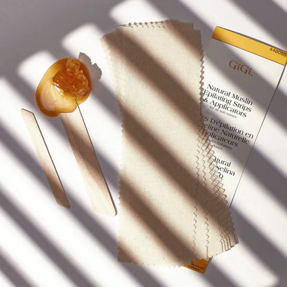 GIGI Natural Muslin & Spatula Combo