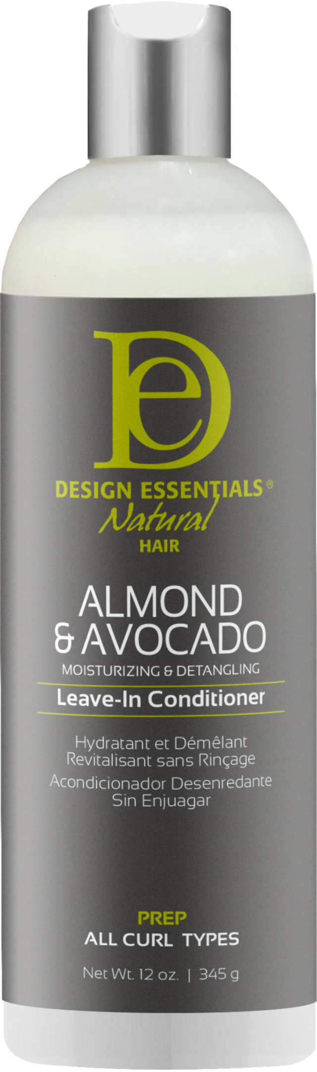 DESIGN ESSENTIALS Almond & Avocado Detangling Leave-In Conditioner