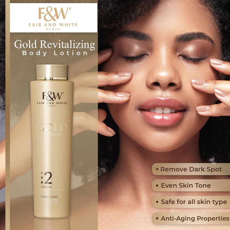 FAIR & WHITE Gold 2 Revitalizing  Lotion - 500ml