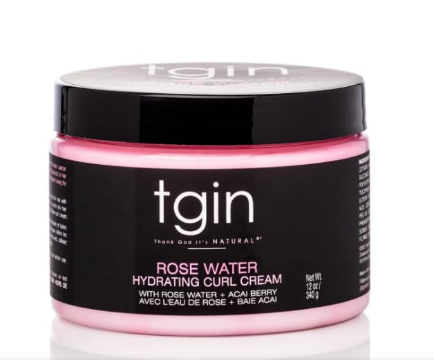 TGIN Rose Water Hydrating Curl Cream (12 oz)