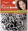Magic Collection Elastic Rubber Bands (Black & white) (pack of 275)