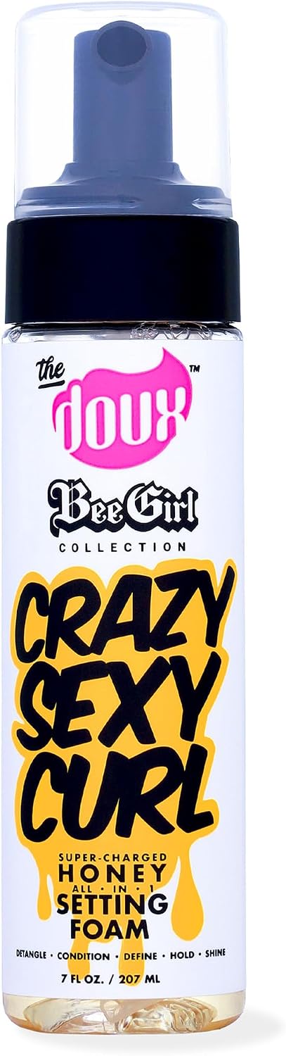 The Doux Bee Girl Crazy Sexy Curl Honey Setting Foam 7oz