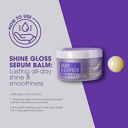 DARK & LOVELY Shine Gloss Serum Balm (3.38oz)