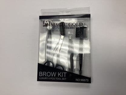Magic Gold Brow Kit Luxury 4pcs Tool Set (NO:96673)