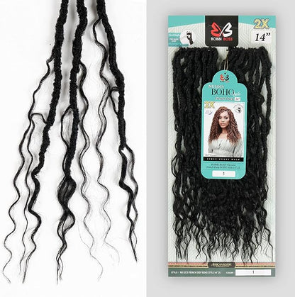 Bobbi Boss Nu Locs French Deep Boho Style 14" 2x Pack