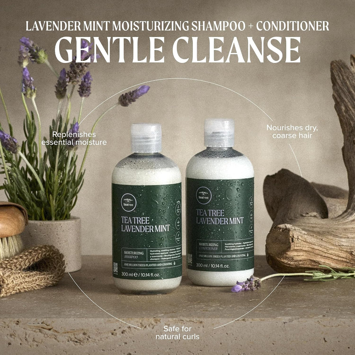 Tea Tree Lavender Mint Moisturizing Shampoo 10 oz