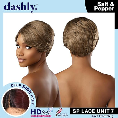 Dashly Lace Wig Salt & Pepper – Unit 7