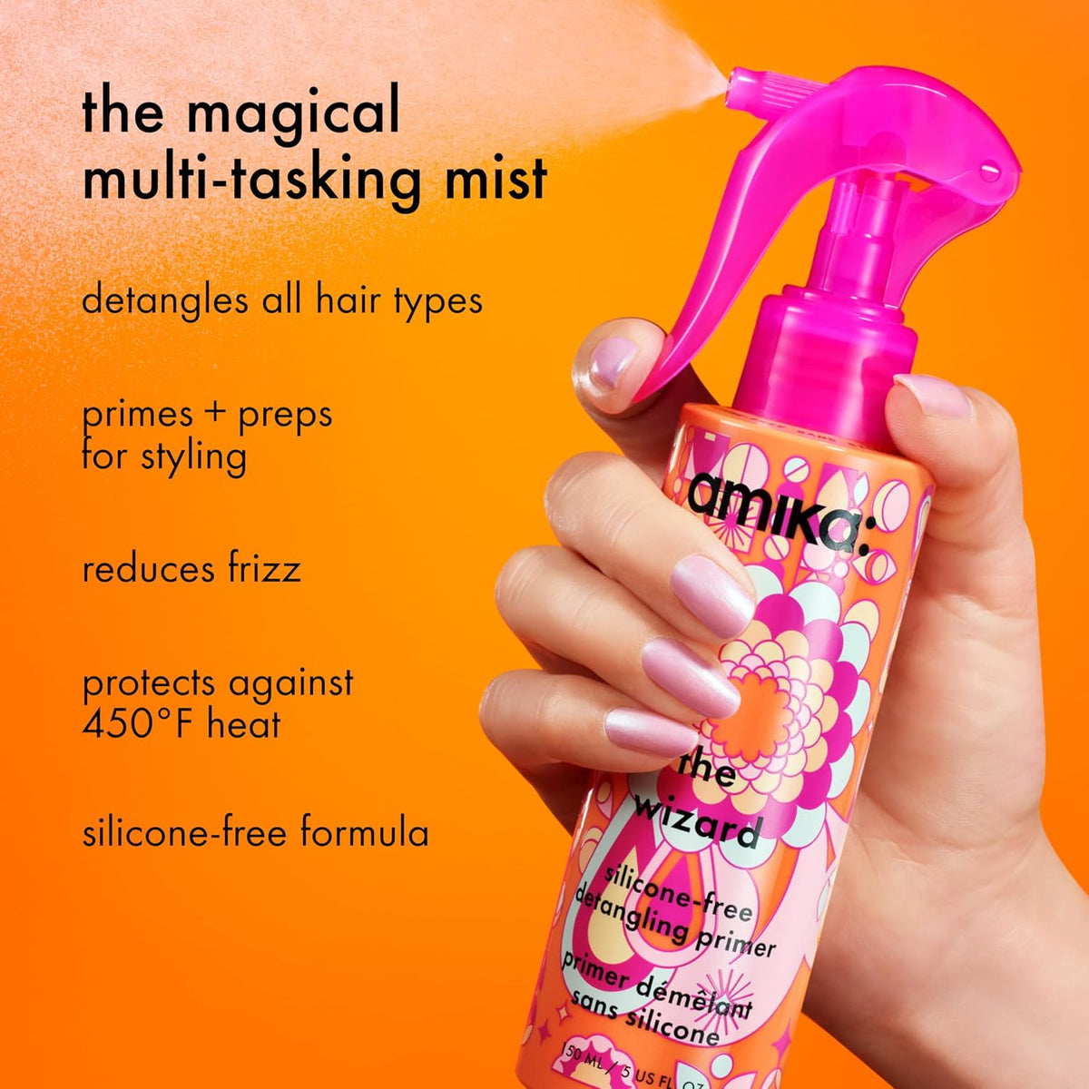 AMIKA The Wizard Silicone-Free Detangling Primer 5 oz