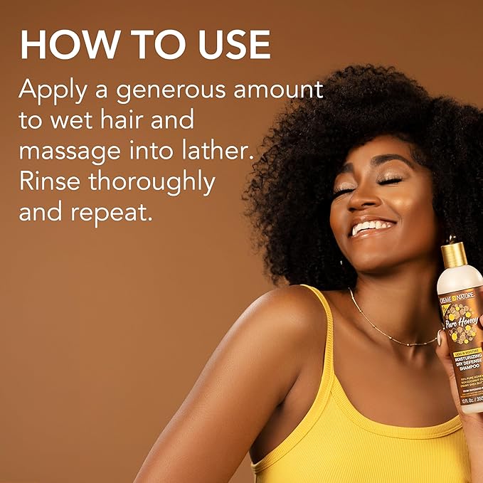 Creme of Nature  Pure Honey Moisturizing Dry Defense Shampoo 12oz