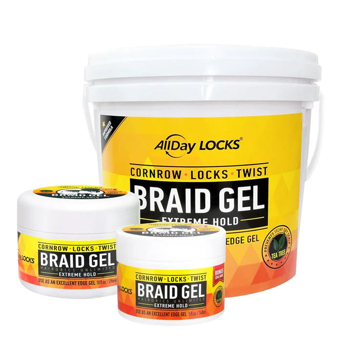 All Day Locks Braid Gel - Extreme Hold 64oz