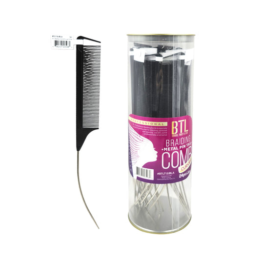 BTL Braiding Metal Pin Tail Comb