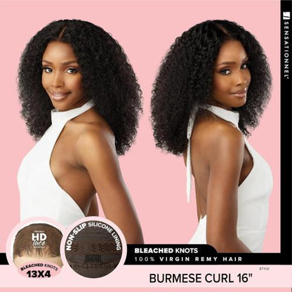 Lh 13×4- Hd Lace Wig (Pearlish) Burmese Curl 16″