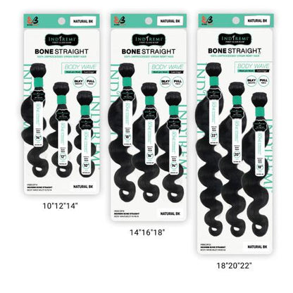 BOBBY BOSS Indi Remy 3x body wave Natural 18/20/22