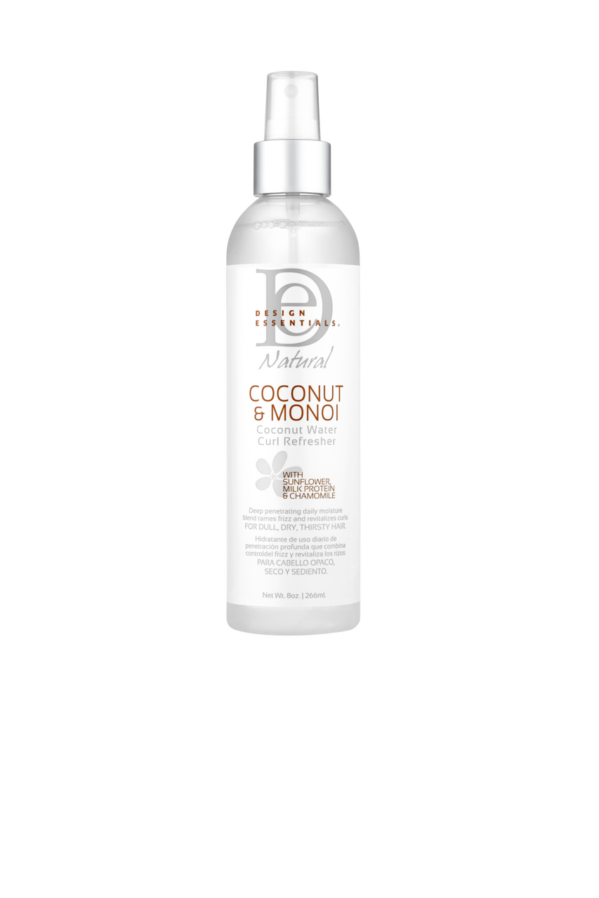 DESIGN ESSENTIALS Coconut & Monoi Coconut Water Curl Refresher (8oz)⁠ ⁠