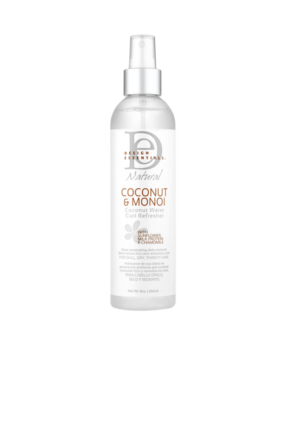 DESIGN ESSENTIALS Coconut & Monoi Coconut Water Curl Refresher (8oz)⁠ ⁠