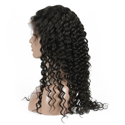 Sam trading Human hair lace wig Deep 13*4 24" -Natural