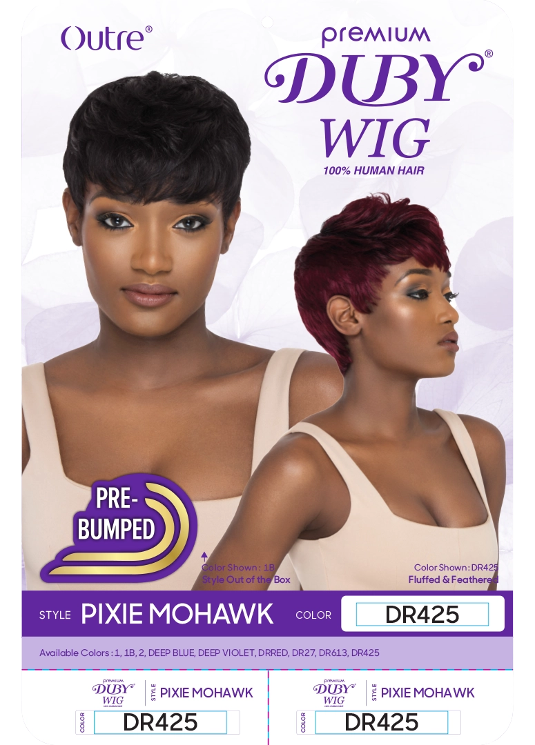 Outre Human Hair Wig Duby Wig Pixie Mohawk