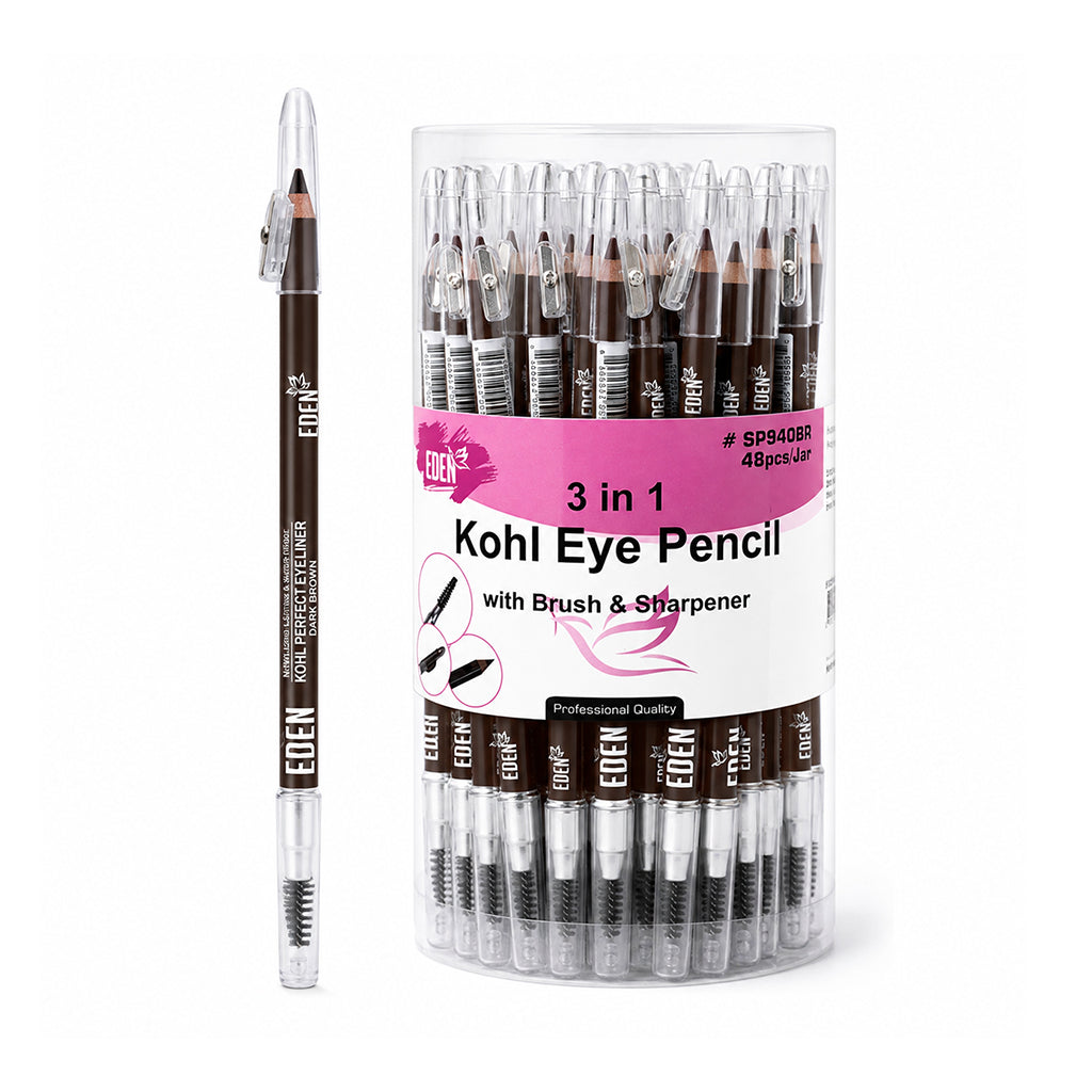 Eden 3-In-1 Kohl Eye Pencil (48 pc/Jar) -Jar