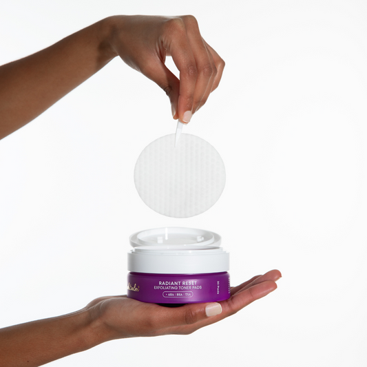 BUSHBALM Radiant Reset Exfoliating Toner Pads