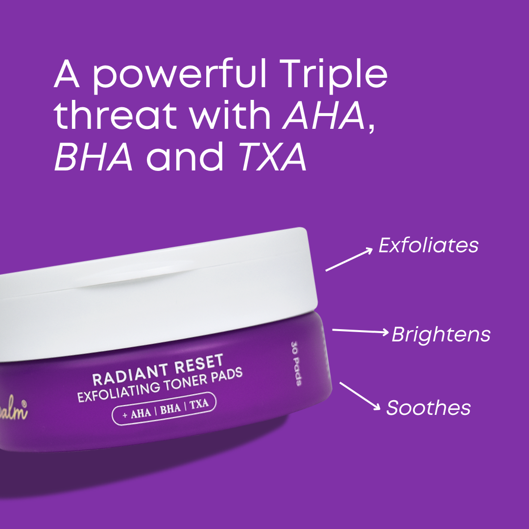 BUSHBALM Radiant Reset Exfoliating Toner Pads
