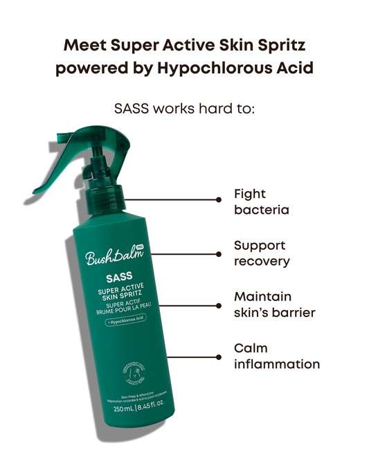 BUSHBALM SUPER ACTIVE SKIN SPRITZ (SASS) 250ml