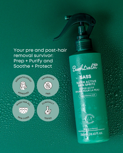 BUSHBALM SUPER ACTIVE SKIN SPRITZ (SASS) 250ml