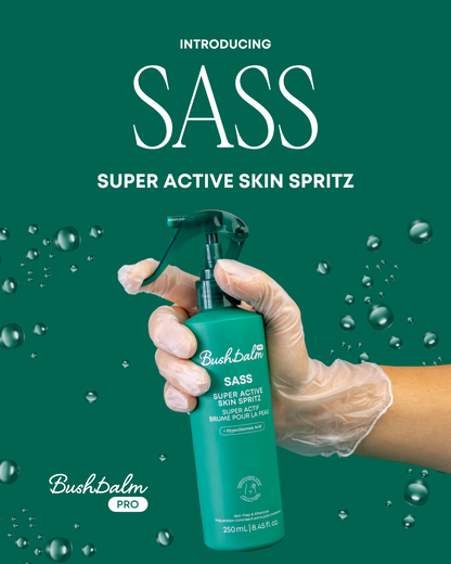 BUSHBALM SUPER ACTIVE SKIN SPRITZ (SASS) 250ml