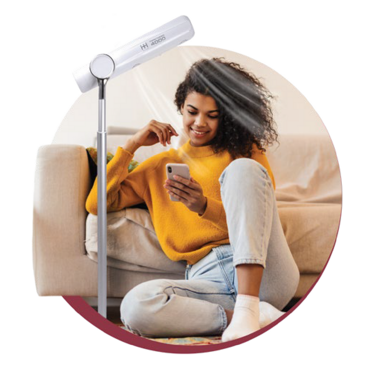 ANNIE Hot & Hotter Twin Turbo 4000 Adjustable Handsfree Stand Dryer
