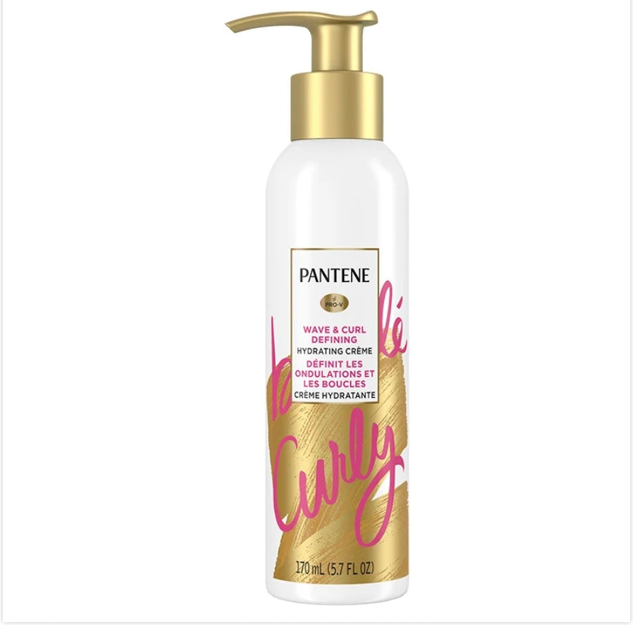 PANTENE pro~v WAVE & CURL DEFINING HYDRATING CRÈME  170ml   5.7 oz