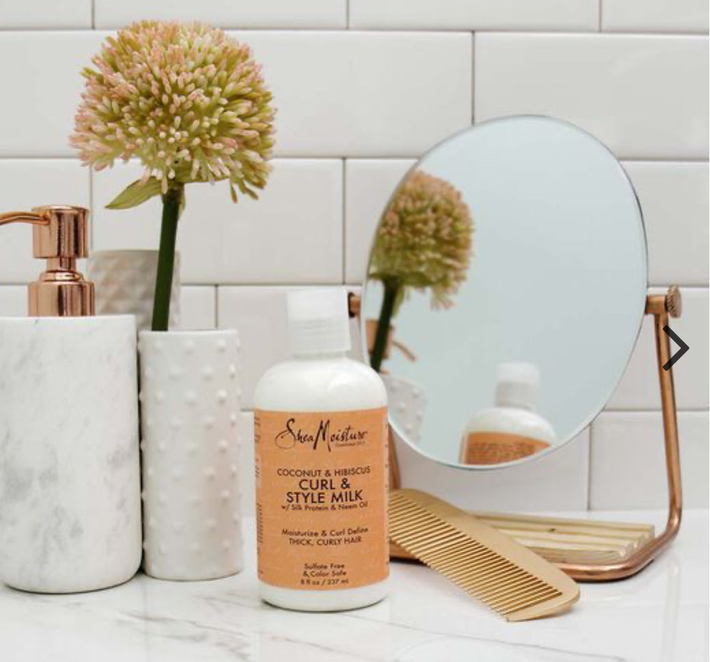 SHEA MOISTURE COCONUT & HIBISCUS CURL & STYLE MILK   273ml