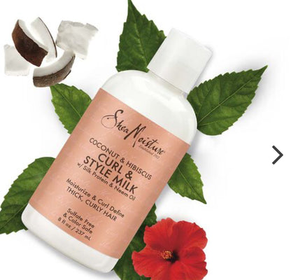 SHEA MOISTURE COCONUT & HIBISCUS CURL & STYLE MILK   273ml