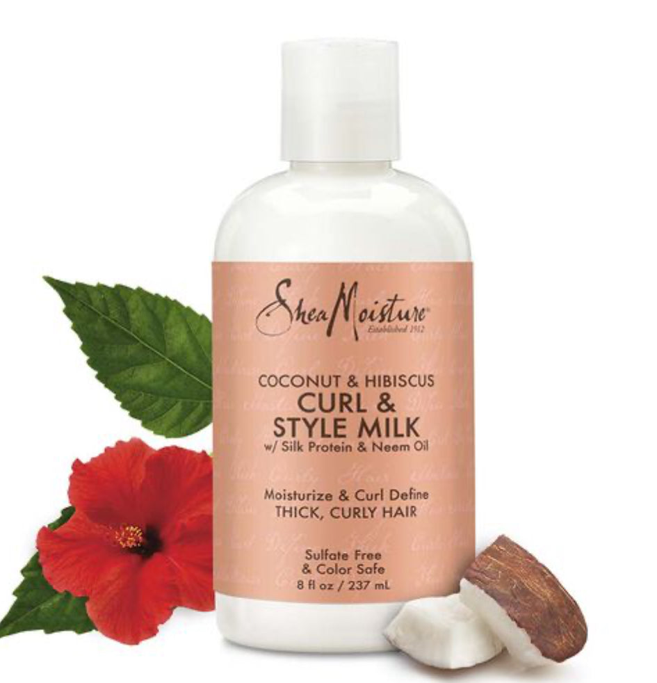 SHEA MOISTURE COCONUT & HIBISCUS CURL & STYLE MILK   273ml