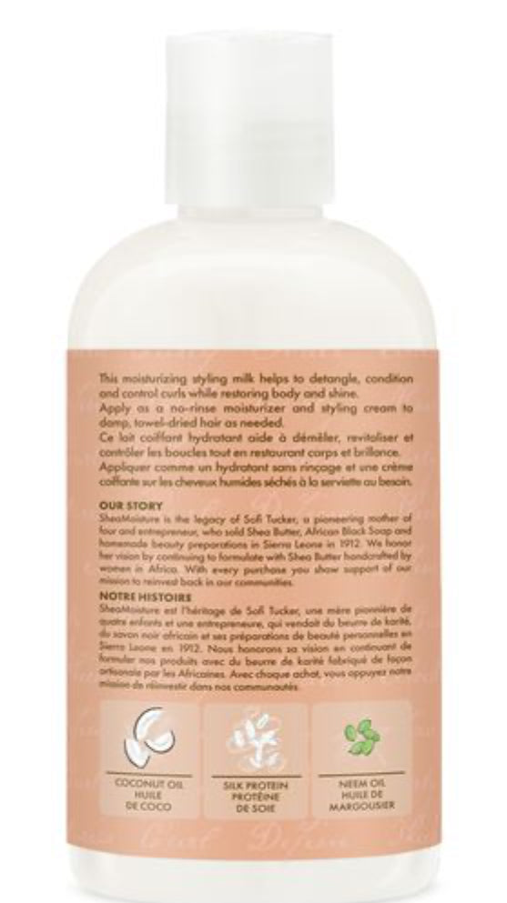 SHEA MOISTURE COCONUT & HIBISCUS CURL & STYLE MILK   273ml