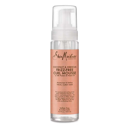 SHEA MOISTURE COCONUT & HIBISCUS FRIZZ FREE CURL MOUSSE   222ml
